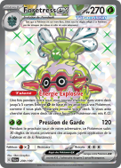 Carte Pokémon Foretress-ex 230/193 Ultra Rare Évolutions à Paldea