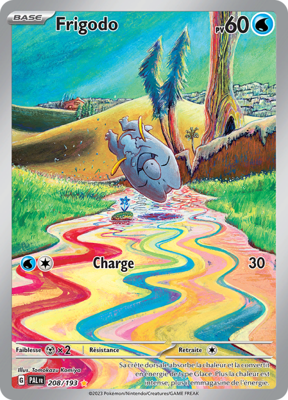 Carte Pokémon Frigodo 208/193 AR Évolutions à Paldea
