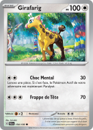 Carte Pokémon Girafarig 154/193 Commune Évolutions à Paldea
