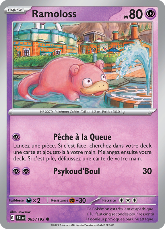Carte Pokémon Ramoloss 085/193 Commune Évolutions à Paldea