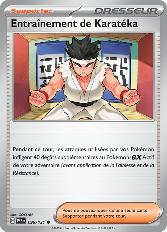 Carte Pokémon Entraînement de Karatéka 096/131 Commune Évolutions Prismatiques