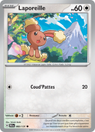 Carte Pokémon Laporeille 083/131 Commune Évolutions Prismatiques