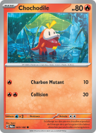 Carte Pokémon Chochodile 023/182 Commune Faille Paradoxe