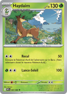 Carte Pokémon Haydaim 007/086 Peu commune Flamme Blanche