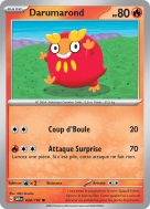 Carte Pokémon Darumarond 034/197 Commune Flammes Obsidiennes