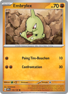Carte Pokémon Embrylex 105/197 Commune Flammes Obsidiennes