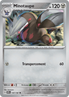 Carte Pokémon Minotaupe 147/197 Peu commune Flammes Obsidiennes