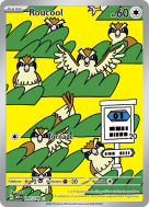 Carte Pokémon Roucool 207/197 AR Flammes Obsidiennes