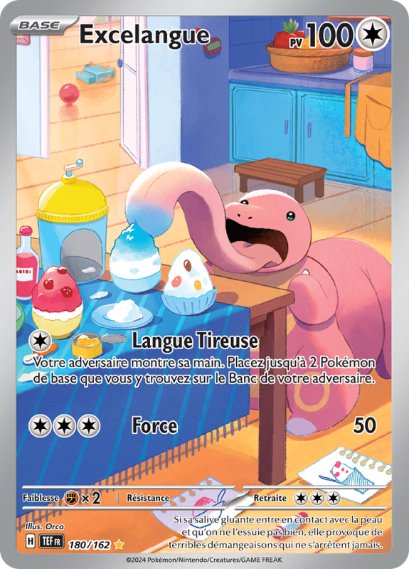Carte Pokémon Excelangue 180/162 AR Forces Temporelles