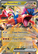 Carte Pokémon Koraidon-ex 120/162 Double rare Forces Temporelles