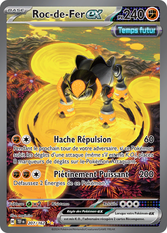 Carte Pokémon Roc-de-Fer-ex 207/162 Alternative Forces Temporelles