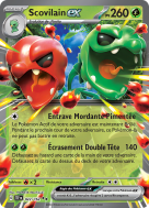 Carte Pokémon Scovilain-ex 022/162 Double rare Forces Temporelles