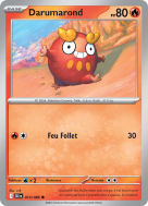 Carte Pokémon Darumarond 013/086 Commune Foudre Noire