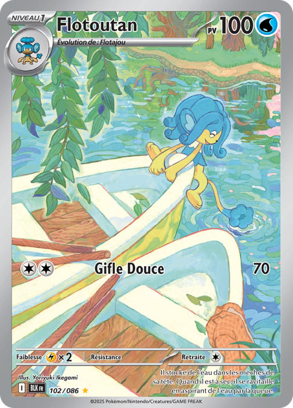 Carte Pokémon Flotoutan 102/086 AR Foudre Noire