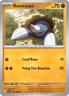 Carte Pokémon Rototaupe 045/086 Commune Foudre Noire