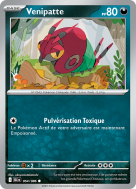 Carte Pokémon Venipatte 054/086 Commune Foudre Noire