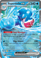 Carte Pokémon Superdofin-ex 061/167 Double rare Mascarade Crépusculaire