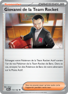 Carte Pokémon Giovanni de la Team Rocket 174/182 Peu commune Rivalités Destinées