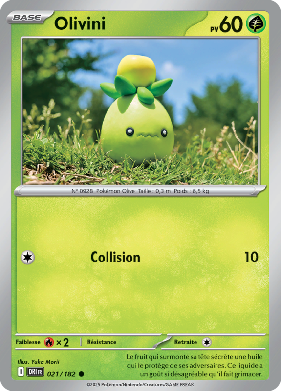 Carte Pokémon Olivini 021/182 Commune Rivalités Destinées
