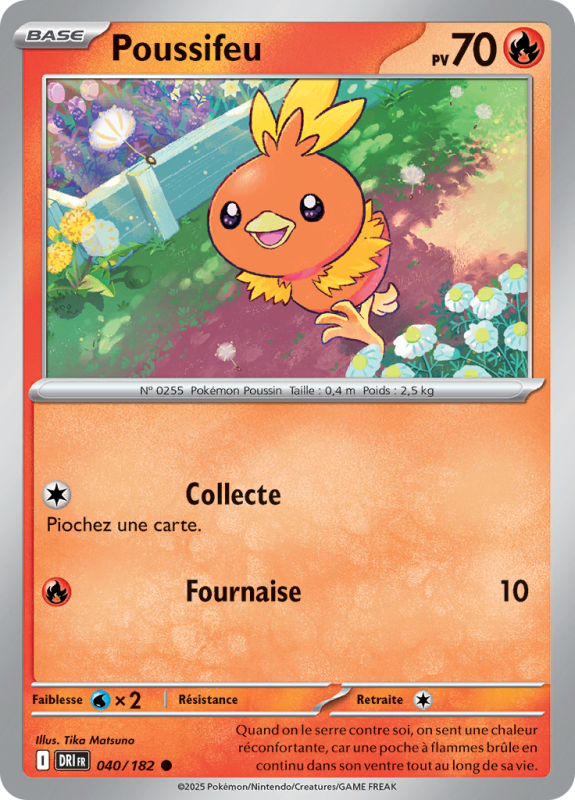 Carte Pokémon Poussifeu 040/182 Commune Rivalités Destinées