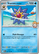 Carte Pokémon Staross d'Ondine 047/182 Peu commune Rivalités Destinées
