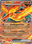 Carte Pokémon Sulfura-ex de la Team Rocket 031/182 Double rare Rivalités Destinées