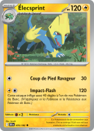 Carte Pokémon Élecsprint 076/182 Peu commune Rivalités Destinées