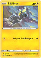 Carte Pokémon Zébibron 053/185 Commune Voltage Éclatant