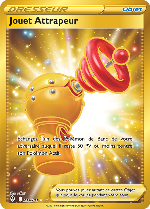 Carte Pokémon Jouet Attrapeur 233/203 Gold Évolution Céleste