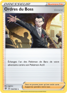 Carte Pokémon Ordres du Boss 154/192 Holographique Clash des Rebelles
