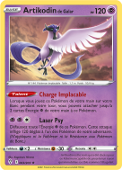 Carte Pokémon Artikodin de Galar 063/203 Holographique Évolution Céleste