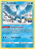 Carte Pokémon Artikodin 024/078 Holographique Pokémon GO (JCC)
