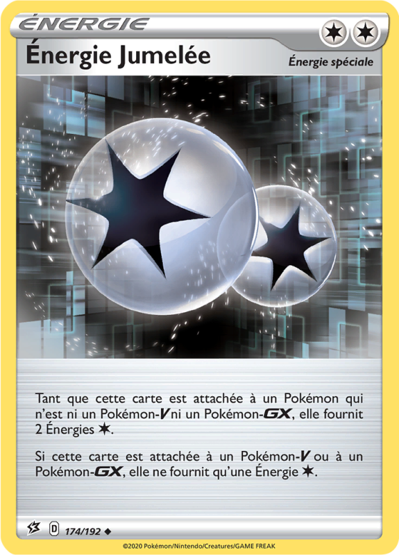 Carte Pokémon Énergie Jumelée 174/192 Peu commune Clash des Rebelles