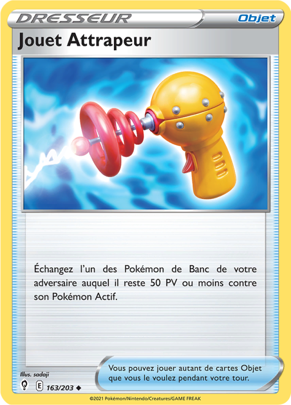 Carte Pokémon Jouet Attrapeur 163/203 Peu commune Évolution Céleste