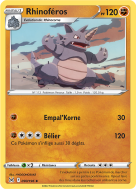 Carte Pokémon Rhinoféros 090/196 Peu commune Origine Perdue