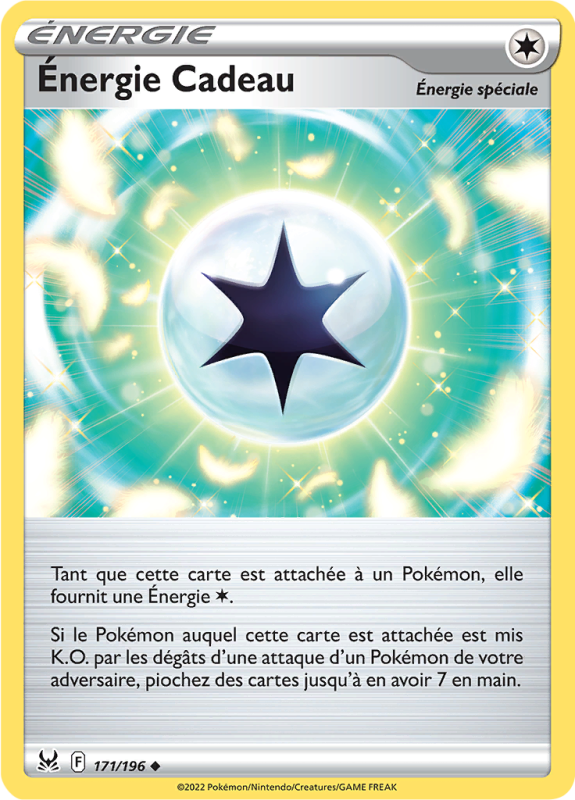 Carte Pokémon Énergie Cadeau 171/196 Peu commune Origine Perdue