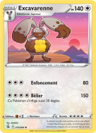 Carte Pokémon Excavarenne 215/264 Peu commune Poing de Fusion