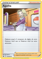 Carte Pokémon Agatha 129/198 Peu commune Règne de Glace
