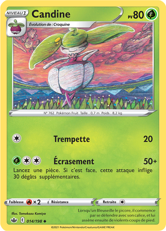 Carte Pokémon Candine 014/198 Peu commune Règne de Glace