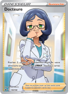 Carte Pokémon Docteure 190/198 Ultra Rare Règne de Glace