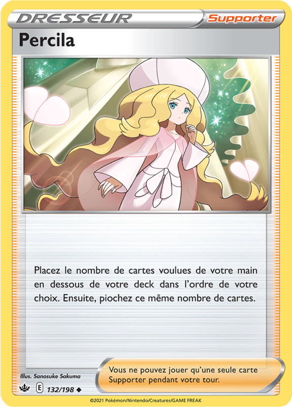 Carte Pokémon Percila 132/198 Peu commune Règne de Glace