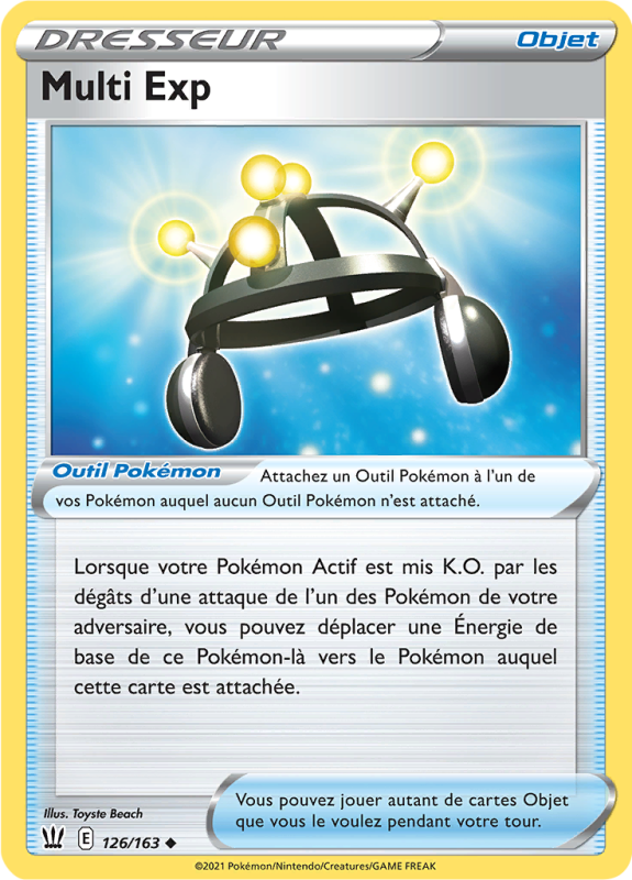 Carte Pokémon Multi Exp 126/163 Peu commune Styles de Combat