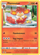 Carte Pokémon Flamoutan 027/189 Peu commune Ténèbres Embrasées