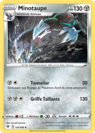 Carte Pokémon Minotaupe 122/185 Peu commune Voltage Éclatant