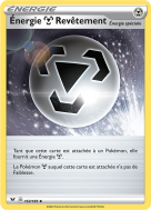 Carte Pokémon Énergie Métal Revêtement 163/185 Peu commune Voltage Éclatant