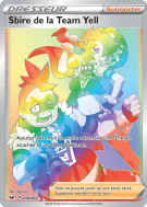 Carte Pokémon Sbire de la Team Yell 210/202 Rainbow Épée et Bouclier (JCC)