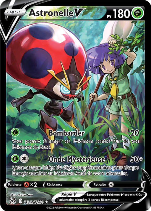 Carte Pokémon Astronelle-V TG12/TG30 Trainer Gallery Origine Perdue