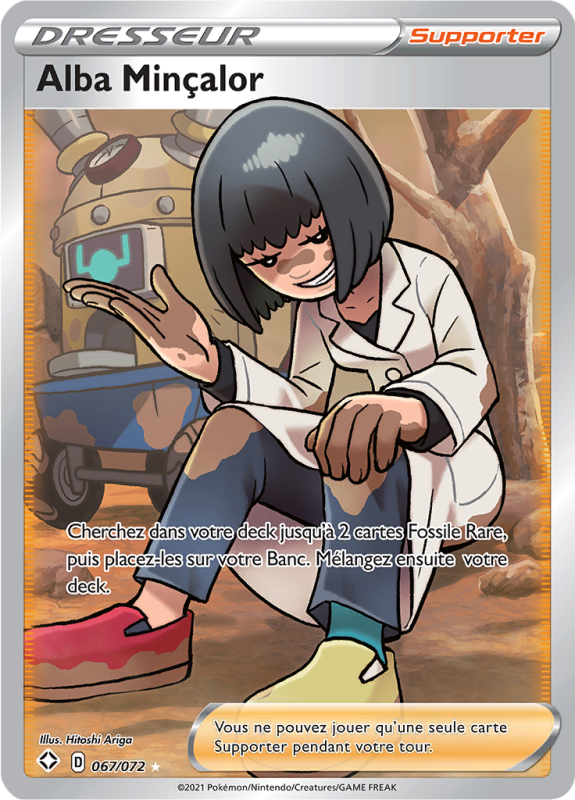 Carte Pokémon Alba Minçalor 067/072 Ultra Rare Destinées Radieuses
