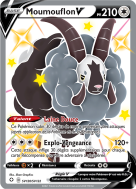 Carte Pokémon Moumouflon-V SV120/SV122 Ultra Rare Destinées Radieuses