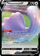 Carte Pokémon Métamorph-V 050/072 Ultra Rare Destinées Radieuses